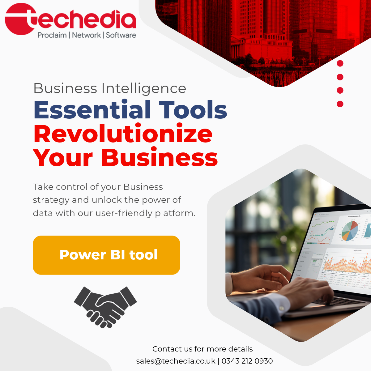 Discover the future of data analysis with Techedia&#8217;s Power BI&#8217;s expertise.