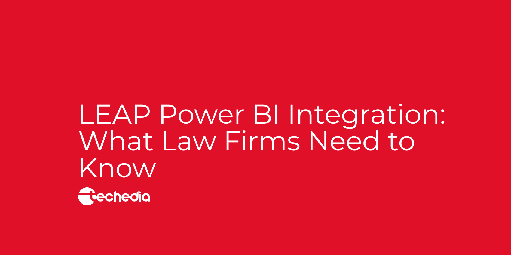 LEAP Power BI Integration: What Law Firms Need to Know